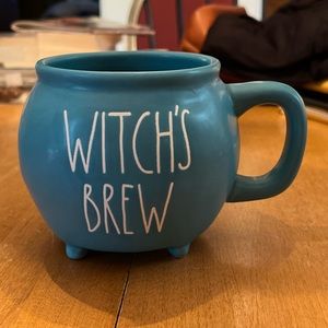 Rae Dunn Witch’s Brew Turquoise Cauldron Mug - NWOT
